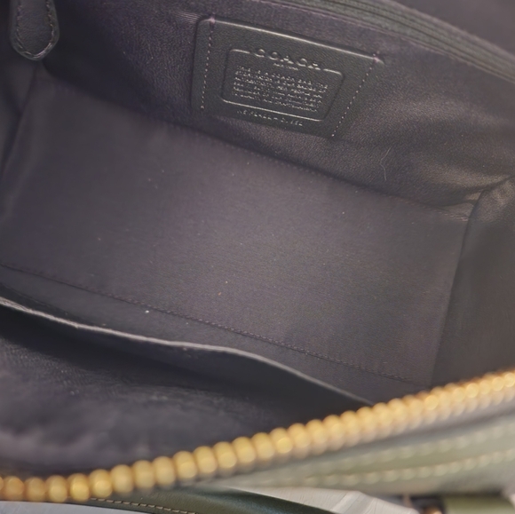 Coach Camo Rowan Satchel NWT - Picture 7 of 8